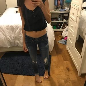 Hollister distressed jeans